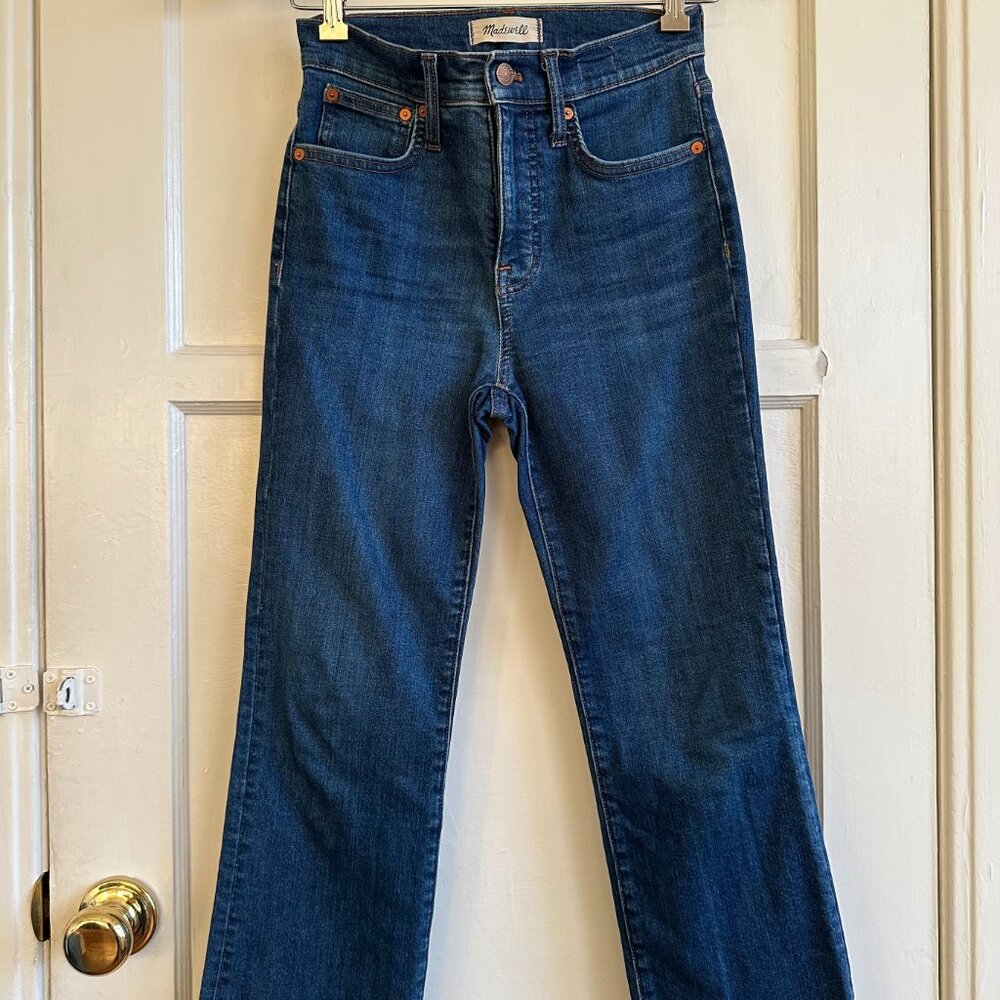 Madewell "Cali Demi-Boot Jean" in Blue,Size 25P